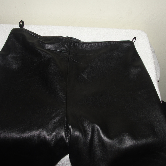 leather pants size 8 - Picture 4 of 4
